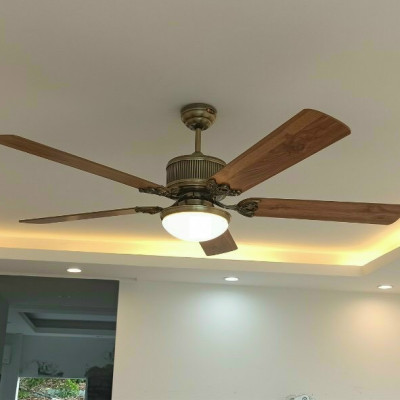 Quạt TTrần- Quạt Trần Đèn Động cơ 105w rất khỏe, - có điều khiển từ xa, đèn 3 chế độ màu