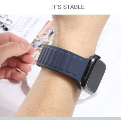 Dây đeo Magnetic Silicone Strap Dành Cho Apple Watch- Hàng chính hãng