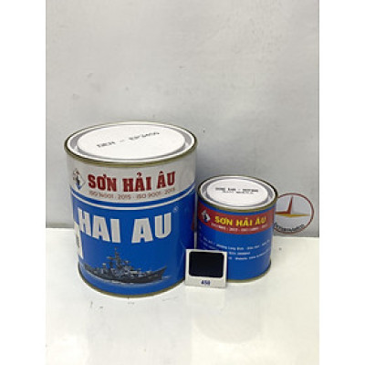 Sơn epoxy Hải Âu màu đen EP450 1L/Bộ