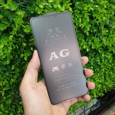 Kính cường lực nhám cho iPhone 11 / Xr chống vân tay full màn hình cao cấp ( hàng chính hãng)