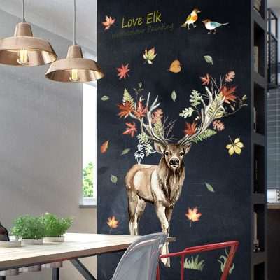 Decal giấy dán tường con nai XL8388