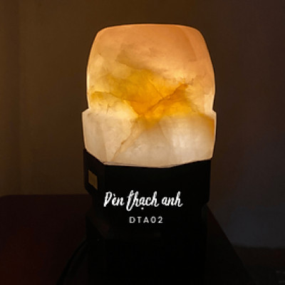 Đèn Thạch Anh Tự Nhiên NHASAN DTA02 “Mang Lại Sự Bình An” 2.84kg (KT: 21.5 x 11.5 (cm))