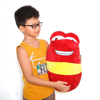 Gấu bông gối ôm hình sâu ngộ nghĩnh cho bé hàng cao cấp