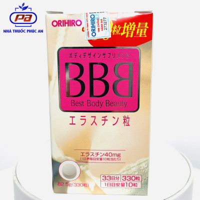 Viên uống nở ngực BBB Orihiro Nhật Bản 330 viên giúp tăng kích thước và săn chắc vòng 1