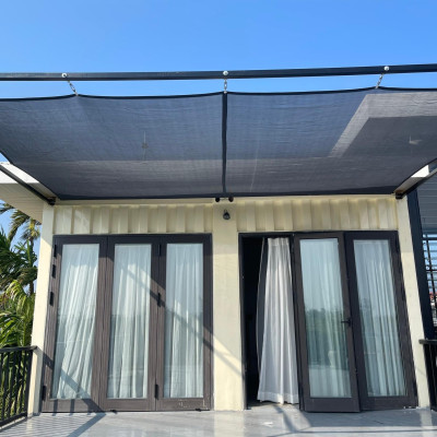 LƯỚI CHE NẮNG 80% CHE SÂN VƯỜN, BAN CÔNG - 230GSM - MÀU XÁM
