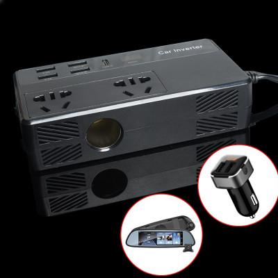 Bộ Chuyển Đổi Nguồn Điện DC 12V Sang AC 110V/220V 150W Hỗ Trợ Cổng Type-C M2012 - Hàng Nhập Khẩu