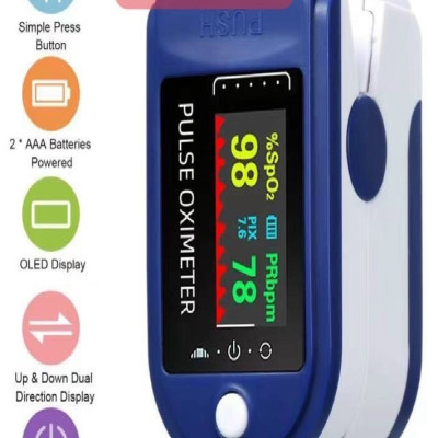 Máy đo nồng độ oxy trong máu spO2 và đo nhịp tim,máy đo kẹp ngón tay cho quả đo nhanh và có độ chính xác cao - Hàng chính hãng