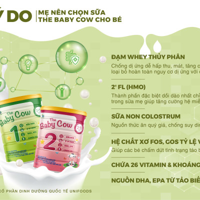 Sữa Non The Baby Cow (900gr)