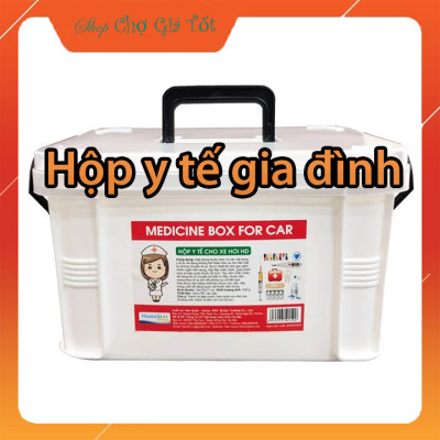 Hộp nhựa đựng đồ y tế đồ Nail mỹ phẩm gia đình đa năng