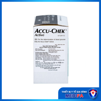 Hộp 50 Que Thử Đường Huyết ACCU-CHEK Active