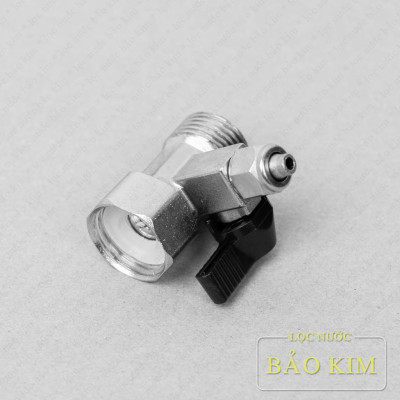Van cấp nước máy lọc | bộ chia nước đầu nguồn vào máy lọc nước đúc liền ra dây 6mm (Hàng chính hãng)
