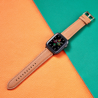 Dây Đồng Hồ Thay Thế Dành Cho Apple Watch 45mm 44mm 42mm 38mm, Chất Liệu Da Bò Cao Cấp Tương Thích Các Phiên Bản Series 7/6/5/4/3/2/1/SE Chính Hãng SAM Leather