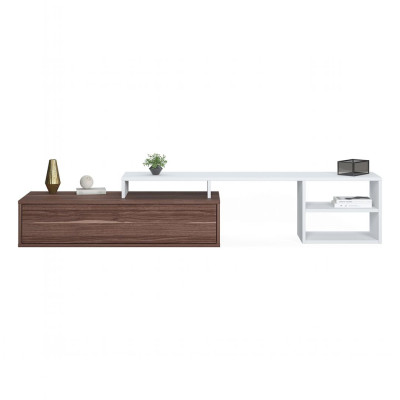 Kệ để tivi gỗ cho phòng khách gia đình SMLIFE Trinity