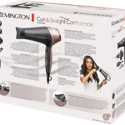 Máy sấy tóc Remington Curl & Straight Confidence D5707 Hàng chính hãng