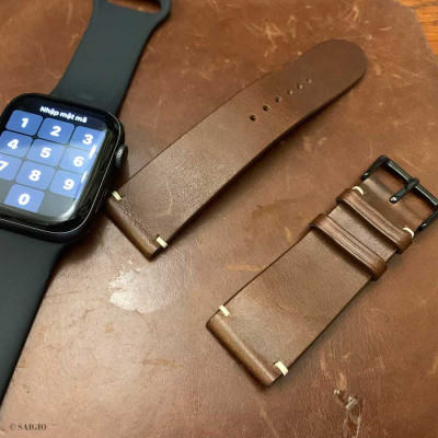 Dây Đeo Apple Watch 41mm 40mm 38mm, Chất Liệu Da Bò Cao Cấp, Phong Cách Vintage Hoài Cổ, Đơn Giản Và Tinh Tế, Tương Thích Các Phiên Bản Series 10/9/8/7/6/5/4/3/2/1/SE/SE2