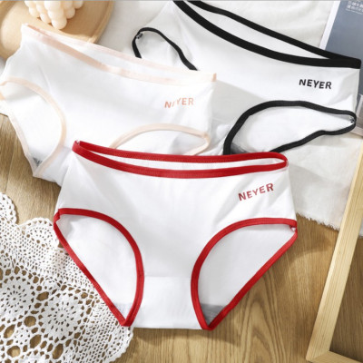 Quần lót nữ cotton viền màu - Kiểu dáng đẹp dễ thấm hút