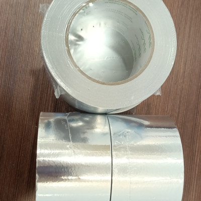 Băng keo nhôm màng PET 72x50 băng keo bạc siêu dai dán ống gió