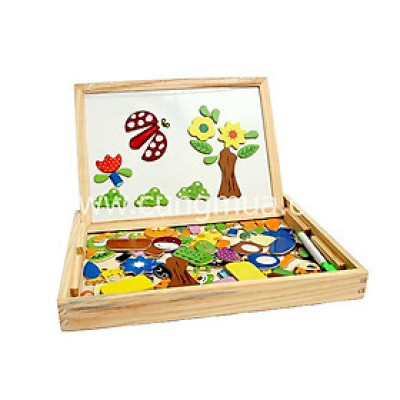 Bảng tranh ghép hình nam châm gỗ