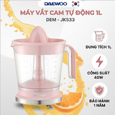 Máy vắt cam đảo chiều Daewoo DEM-JK533 công suất 40w, dung lích 1L - Hàng chính hãng