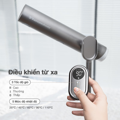 MÁY SẤY TÓC ĐỨNG VIETNAMROBOVAC A4D - HÀNG CHÍNH HÃNG BH 12 THÁNG