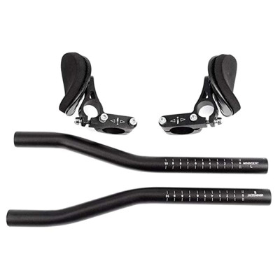 Tay Càng Chống Mỏi, Tay Càng Nghỉ Gắn Ghi Đông Xe Đạp Thể Thao Đua Hợp Kim Nhôm Trọng Lượng Nhẹ (Dài 34cm) Mai Lee