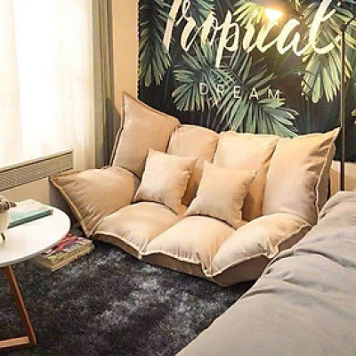 Ghế sofa lười biến hình cao cấp, ghế tựa lưng thư giãn,ghế lười tami decor Juno Sofa KT 1m15 x 1m5 tùy chỉnh độ cao
