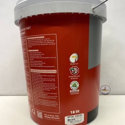 Sơn nước Toa Supertech ngoại thất màu vàng 7930 _ 18L