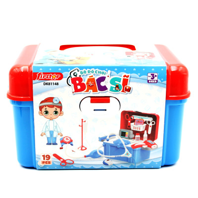  Bộ Đồ Chơi Bác Sĩ Màu Xanh (19 Chi Tiết) DK81148 - Duka