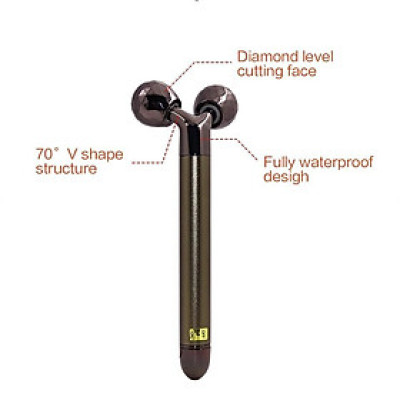 Máy Massage Mặt Nâng Cơ, Con Lăn Điện Giúp Massage Làm Thon Gọn Khuôn Mặt 3D (Có Hàng Sẵn) (Tùy Chọn Màu)