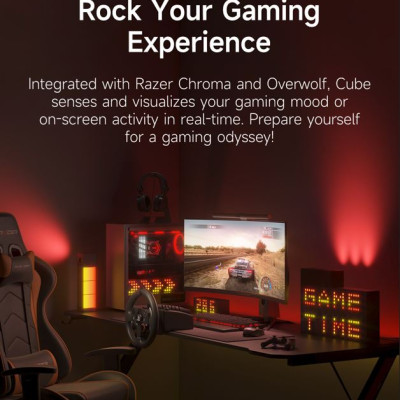 Đèn Yeelight Cube trang trí đa năng thông minh, nhiều hiệu ứng ánh sáng, gamesync, musicsyne, hỗ trợ matter/homekit