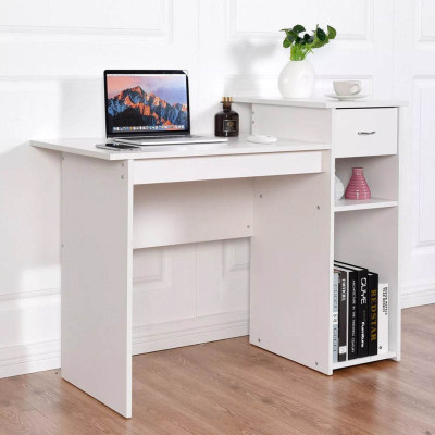 Bàn máy tính gỗ công nghiệp thiết kế hiện đại SMLIFE Darlene
