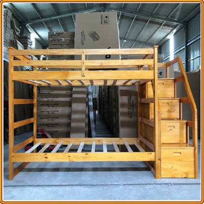 Giường tầng Juno Sofa 1m /1m cầu thang đảo chiều màu lựa chọn