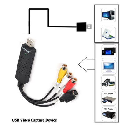 Cáp thu dữ liệu Easy Capture USB 2.0  - Hàng Nhập Khẩu