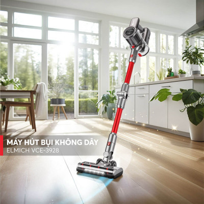 Máy hút bụi không dây Elmich VCE-3928 - Hàng Chính Hãng