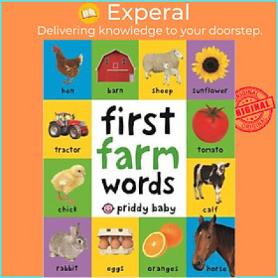 Sách - First 100 Padded: First Farm Words by Roger Priddy (paperback)