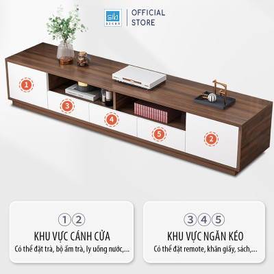 Kệ Tivi Và Bàn Trà Hiện Đại, Đa Năng Cho Phòng Khách SIB Decor TV83
