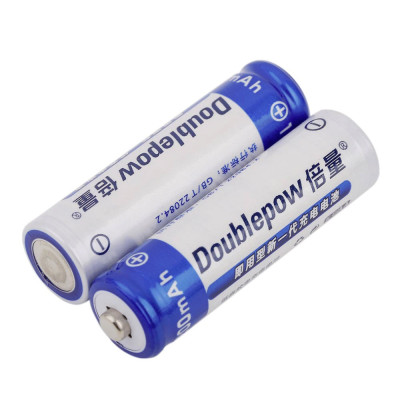 Bộ 02 Viên Pin Tiểu Sạc AA Cao Cấp 1200mAh Doublepow - Hàng nhập khẩu