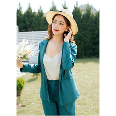 Áo blazer unisex phong cách hàn quốc dài tay, trẻ trung, năng động Bz08