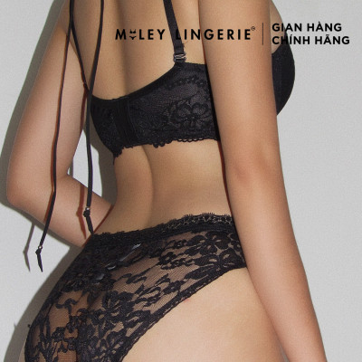 Áo Ngực Nâng Ngực Ren Nữ Mút Dày 4cm Active Miley Lingerie - Đen BRL01001
