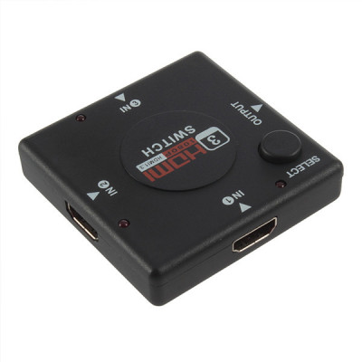 SOAIY Bộ gộp HDMI 3 cổng vào 1 cổng ra - Hàng Nhập Khẩu