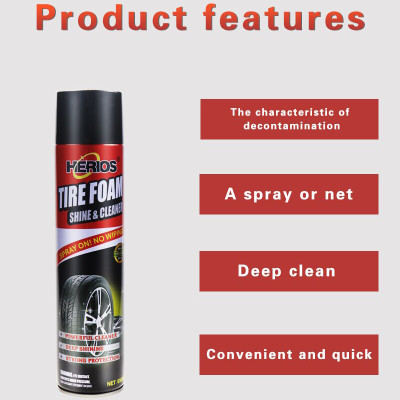 Chai Vệ Sinh Làm Bóng Lốp Xe Cao Cấp HERIOS LA-002 Công Nghệ Đức 650ml