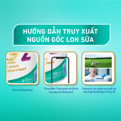 Sữa bột Nestlé NAN OPTIPRO PLUS 2 800g/lon với 5HMO Sản Xuất Tại Thụy Sĩ (6 - 12 tháng)