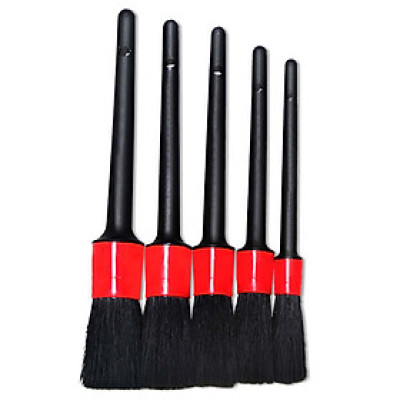 Bộ Chổi Rửa Xe Ô Tô, Xe Máy Sợi Microfiber Polyester | Bộ Chổi Vệ Sinh Xe Làm Sạch Các Khe Kẽ Trên Xe, Không Gây Trầy Xước Ngoại Thất Xe