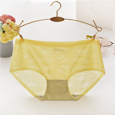 Combo 10 quần lót nữ thun lạnh in hình môi