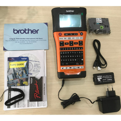 Máy In Nhãn Công Nghiệp Kết Nối Wifi Brother PT-E550W - Hàng Chính Hãng