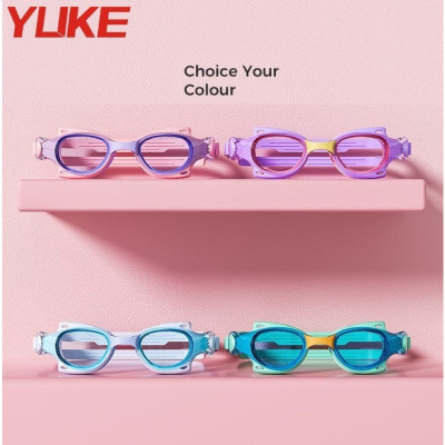 Kính bơi cho trẻ em SC15, mắt nhỏ ôm sát vòm mắt, chống uv, hiệu Yuke(Tặng Kèm Hộp)