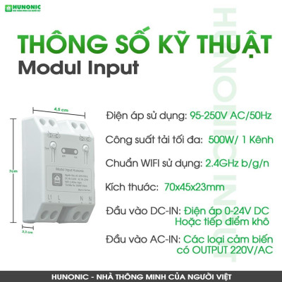 Modul Input Hunonic – Giải Pháp Đầu Vào Thông Minh Và Đa Dạng
