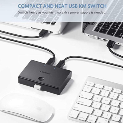 Ugreen UG3034530345TK 1.5M Bộ gộp 2 máy tính dùng 1 máy in cao cấp - HÀNG CHÍNH HÃNG