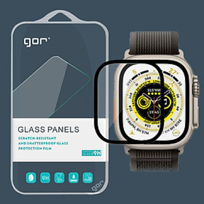 Dán cường lực GOR phủ Sapphire cho Apple Watch Ultra 1/2 49mm (Bộ 2 Miếng) - Hàng Nhập Khẩu