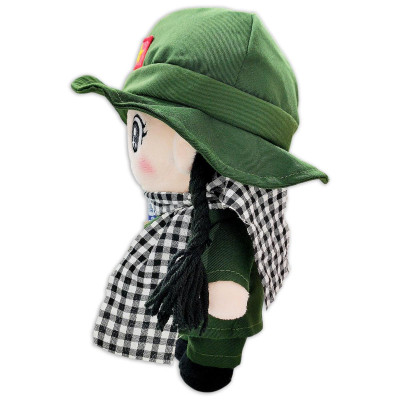 Gấu Bông Đồng Chí Nữ Thanh Niên Xung Phong 25 cm - ZooZoo